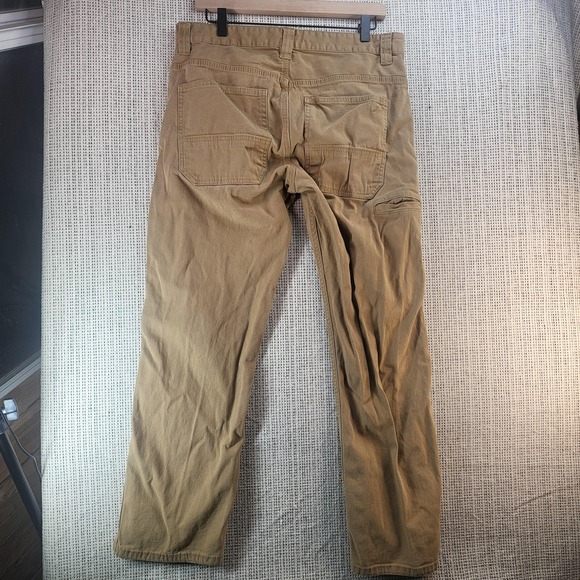 Ridgecut Toughwear Pants Mens 34x32 Brown Canvas Carpenter Work Utility Stretch - Picture 7 of 10